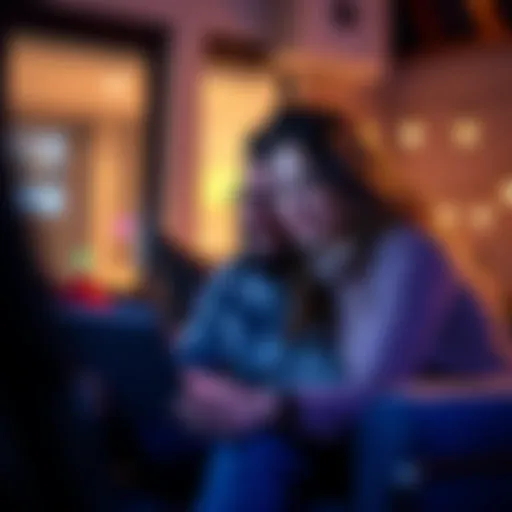 Couple discussing finances Engaged couple looking at a laptop screen discussing their past crypto investments